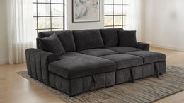 Pastrana Upholstered Sleeper Sectional Sofa RAF Chaise
