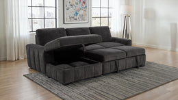 Pastrana Upholstered Sleeper Sectional Sofa RAF Chaise