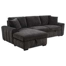 Pastrana Upholstered Sleeper Sectional Sofa RAF Chaise