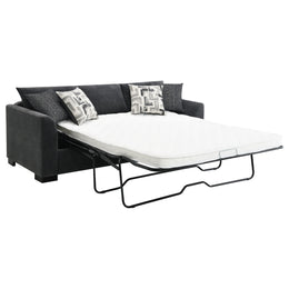 Storey Upholstered Sleeper Sectional Chaise Sofa Camel