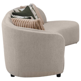 Fayette Upholstered Sectional Sofa Greige