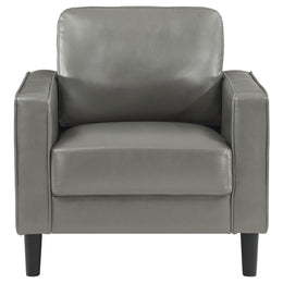 Ruth Upholstered Track Arm Accent Chair Black