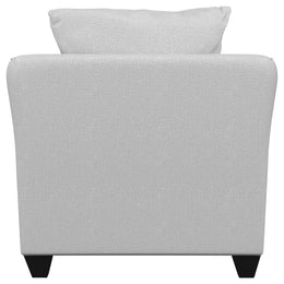 Salizar Upholstered Flared Arm Accent Chair Sand