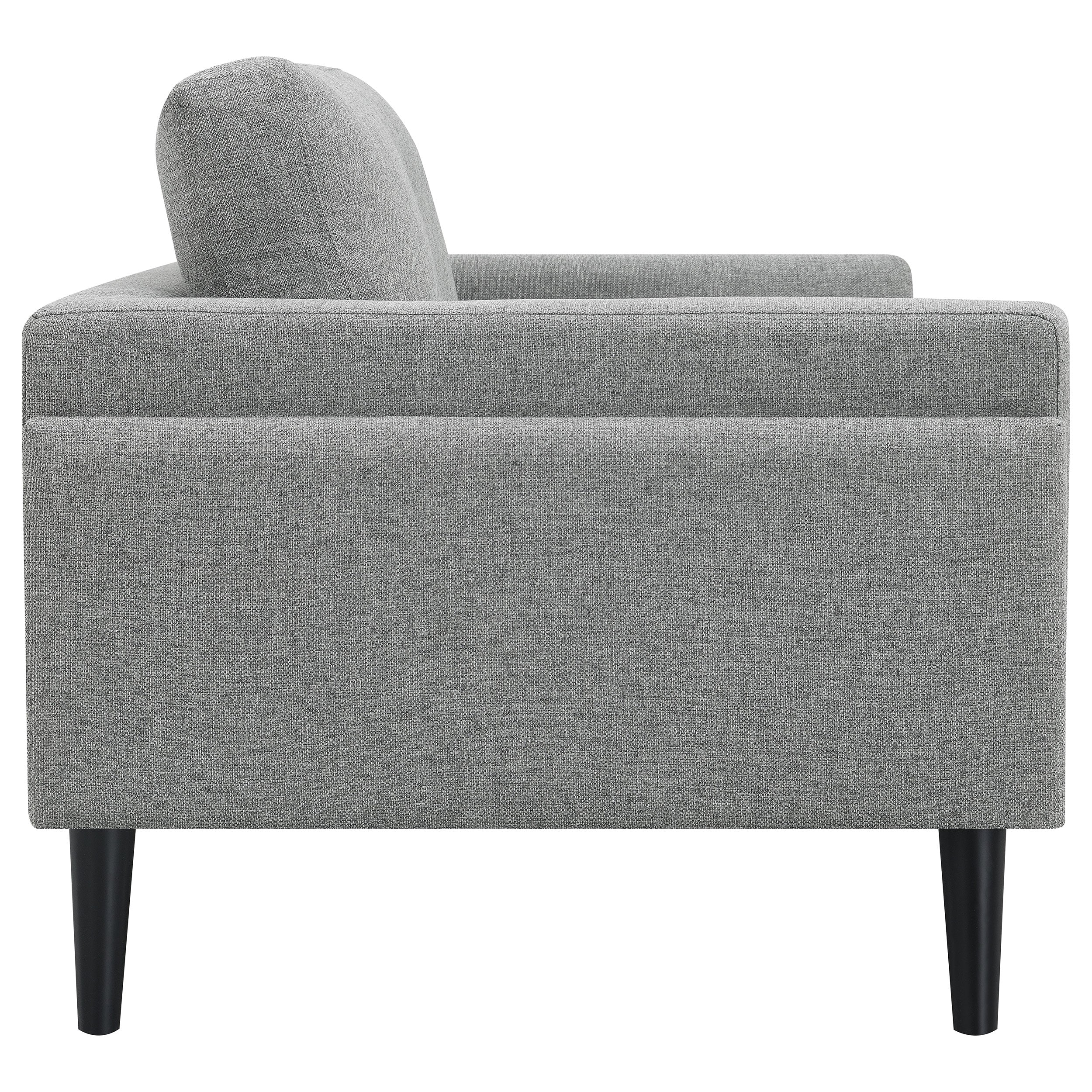 Rilynn Upholstered Track Arm Loveseat Brown
