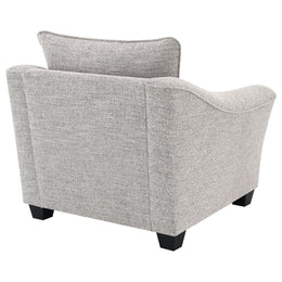 Tomkins Boucle Upholstered Chair Light Grey