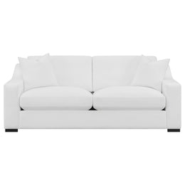 Ashlyn Upholstered Sloped Arm Sofa White