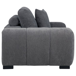 Octavia Upholstered Track Arm Accent Chair