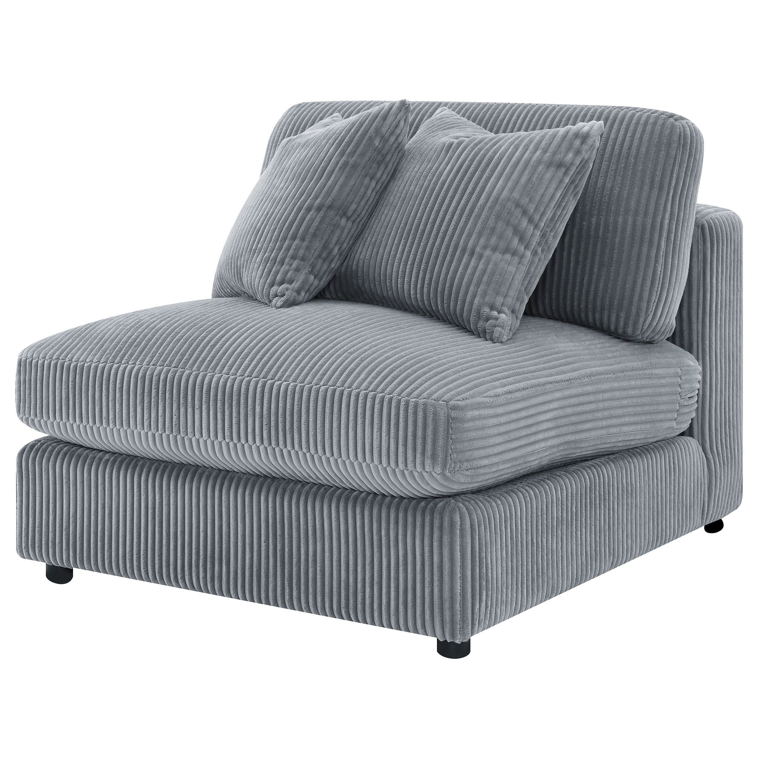 Blaine Upholstered Armless Chair Sand