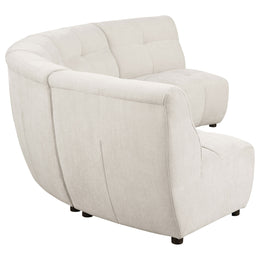 Charlotte Upholstered Modular Sectional Sofa Ivory