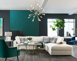 Serene Upholstered Modular Sectional Sofa Beige