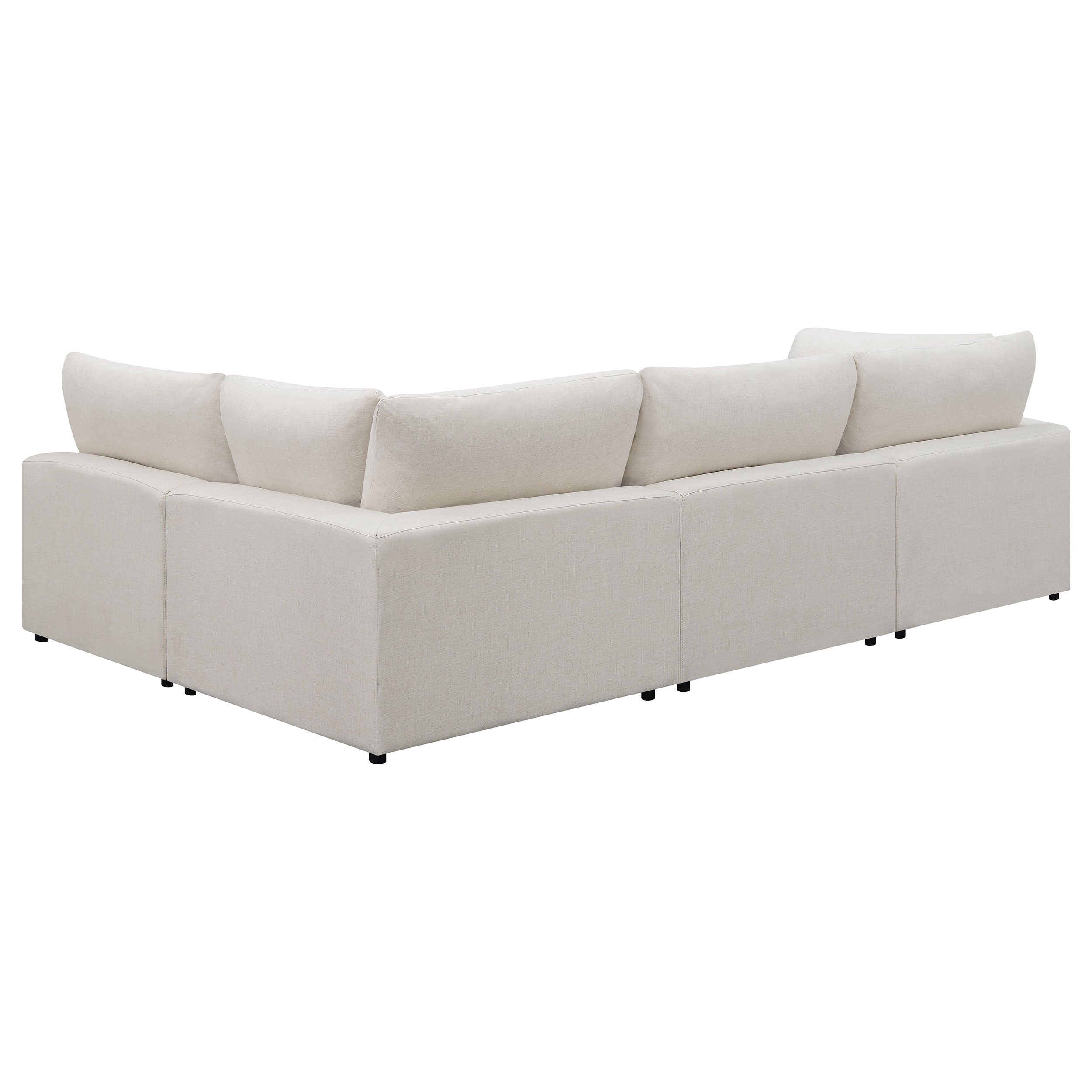 Serene Upholstered Modular Sectional Sofa Beige