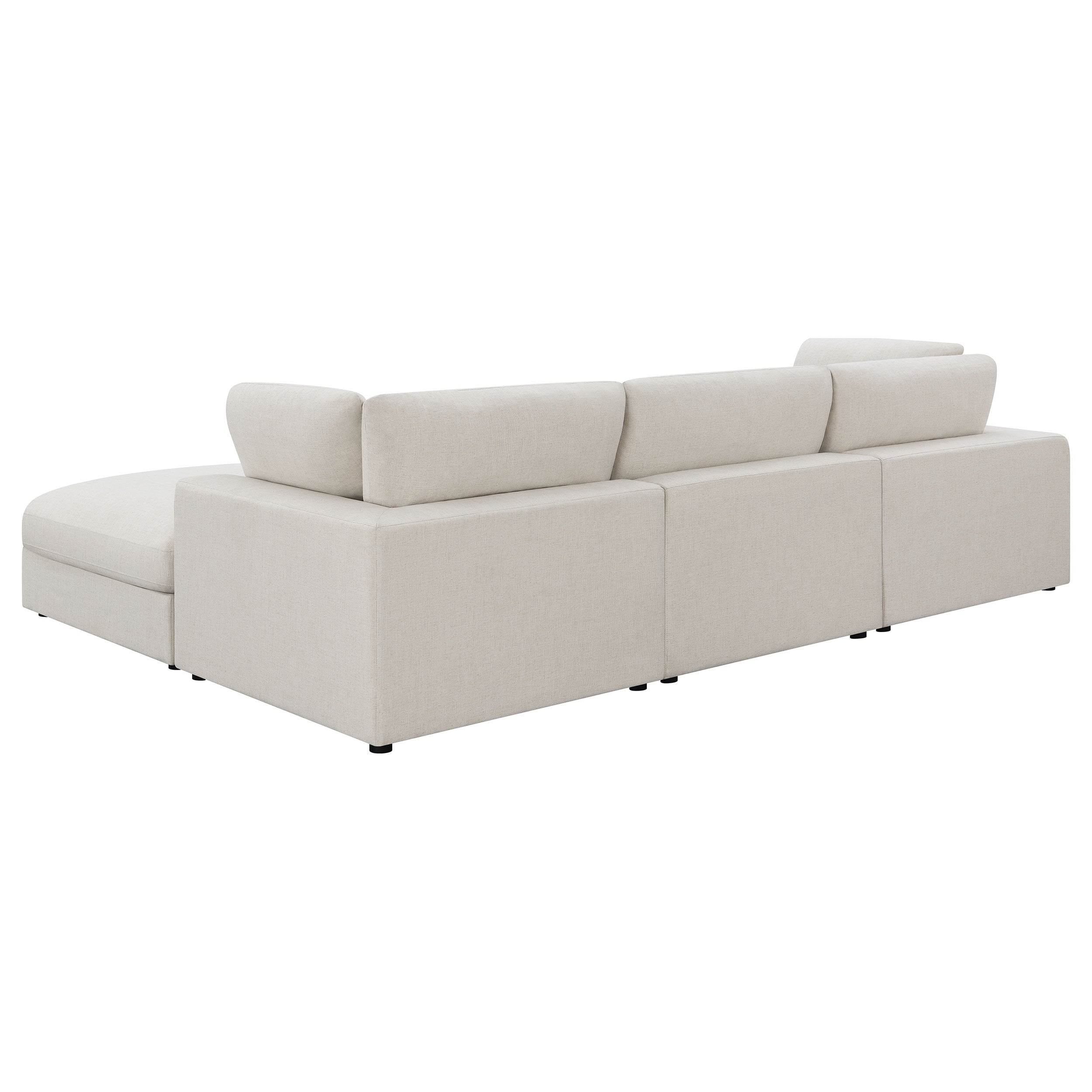 Serene Upholstered Modular Sectional Sofa Beige