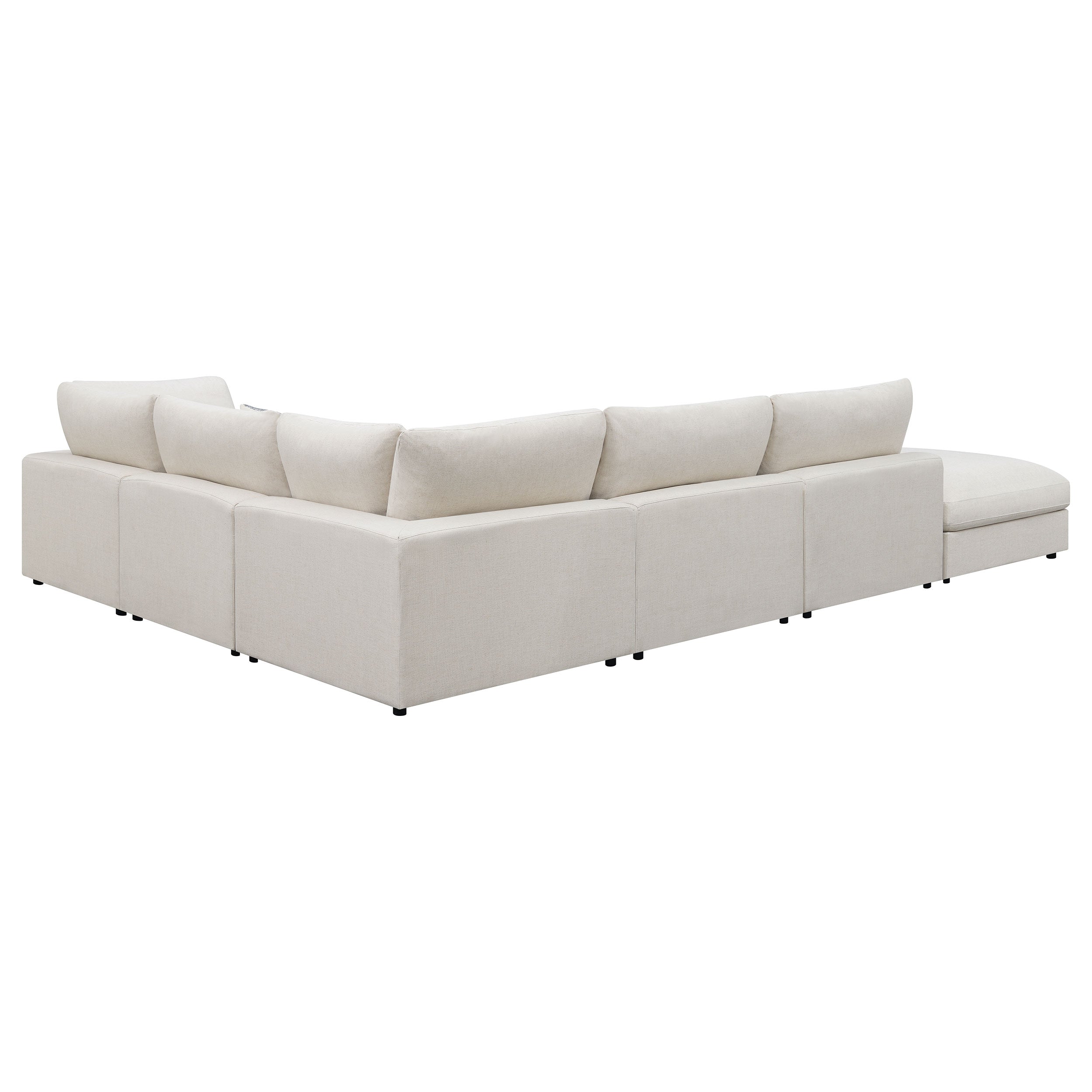 Serene Upholstered Modular Sectional Sofa Beige