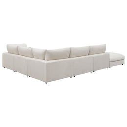 Serene Upholstered Modular Sectional Sofa Beige