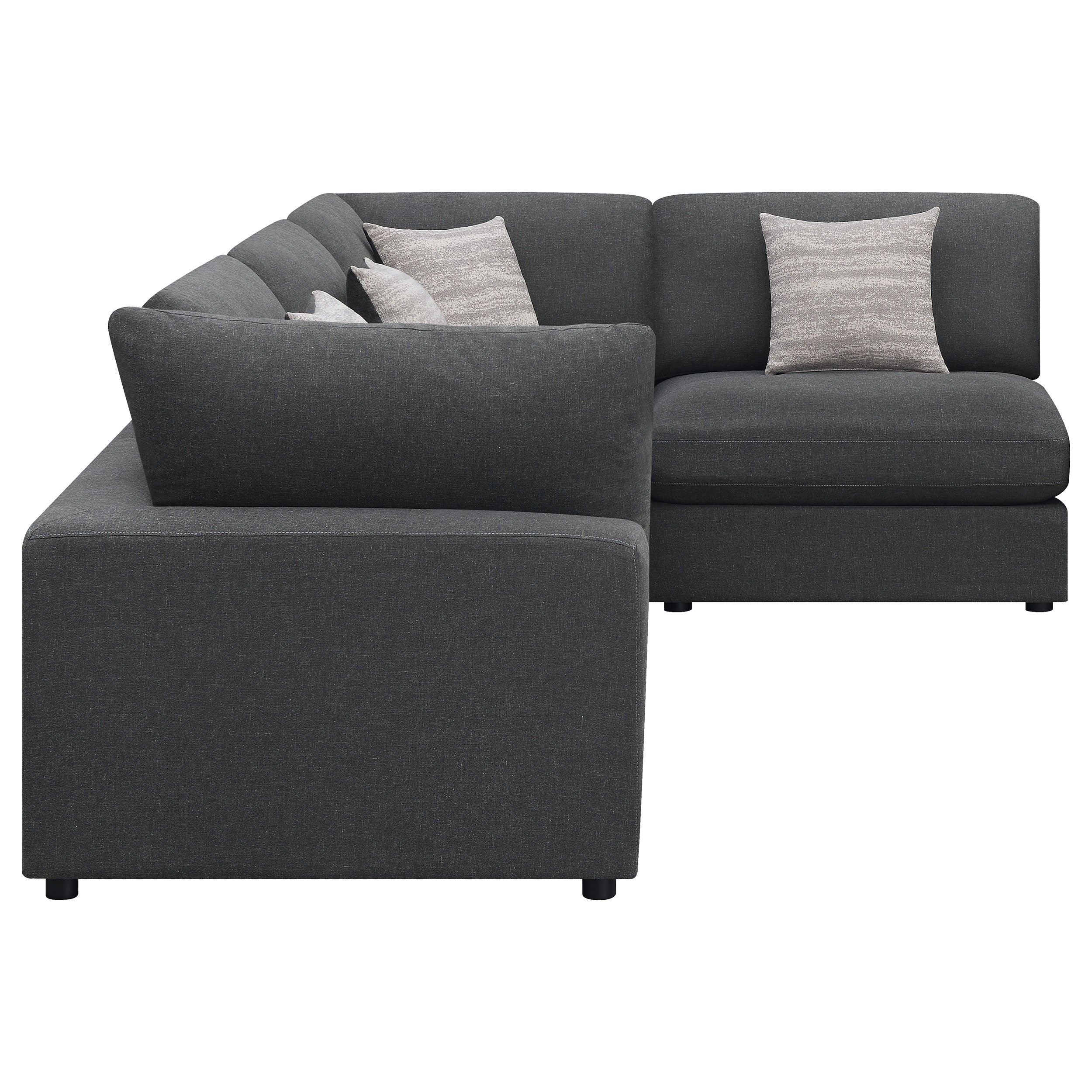 Serene Upholstered Modular Sectional Sofa Beige
