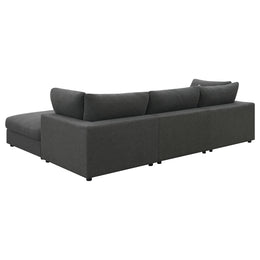 Serene Upholstered Modular Sectional Sofa Beige