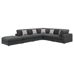 Serene Upholstered Modular Sectional Sofa Beige