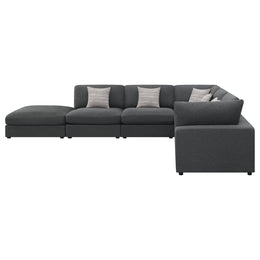 Serene Upholstered Modular Sectional Sofa Beige
