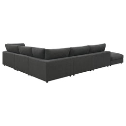 Serene Upholstered Modular Sectional Sofa Beige