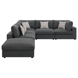 Serene Upholstered Modular Sectional Sofa Beige