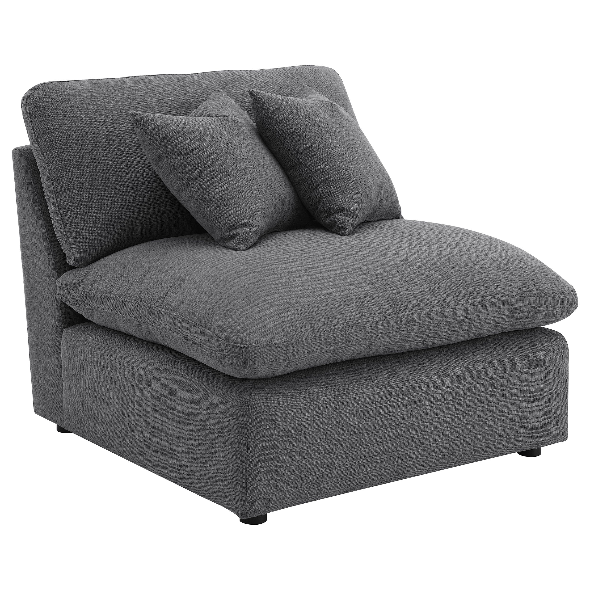 Hobson Upholstered Modular Sectional Sofa Charcoal