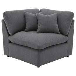 Hobson Upholstered Modular Sectional Sofa Charcoal