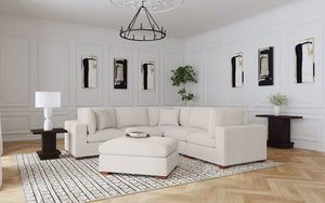 Lakeview Upholstered Modular Sectional Chocolate
