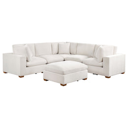 Lakeview Upholstered Modular Sectional Chocolate