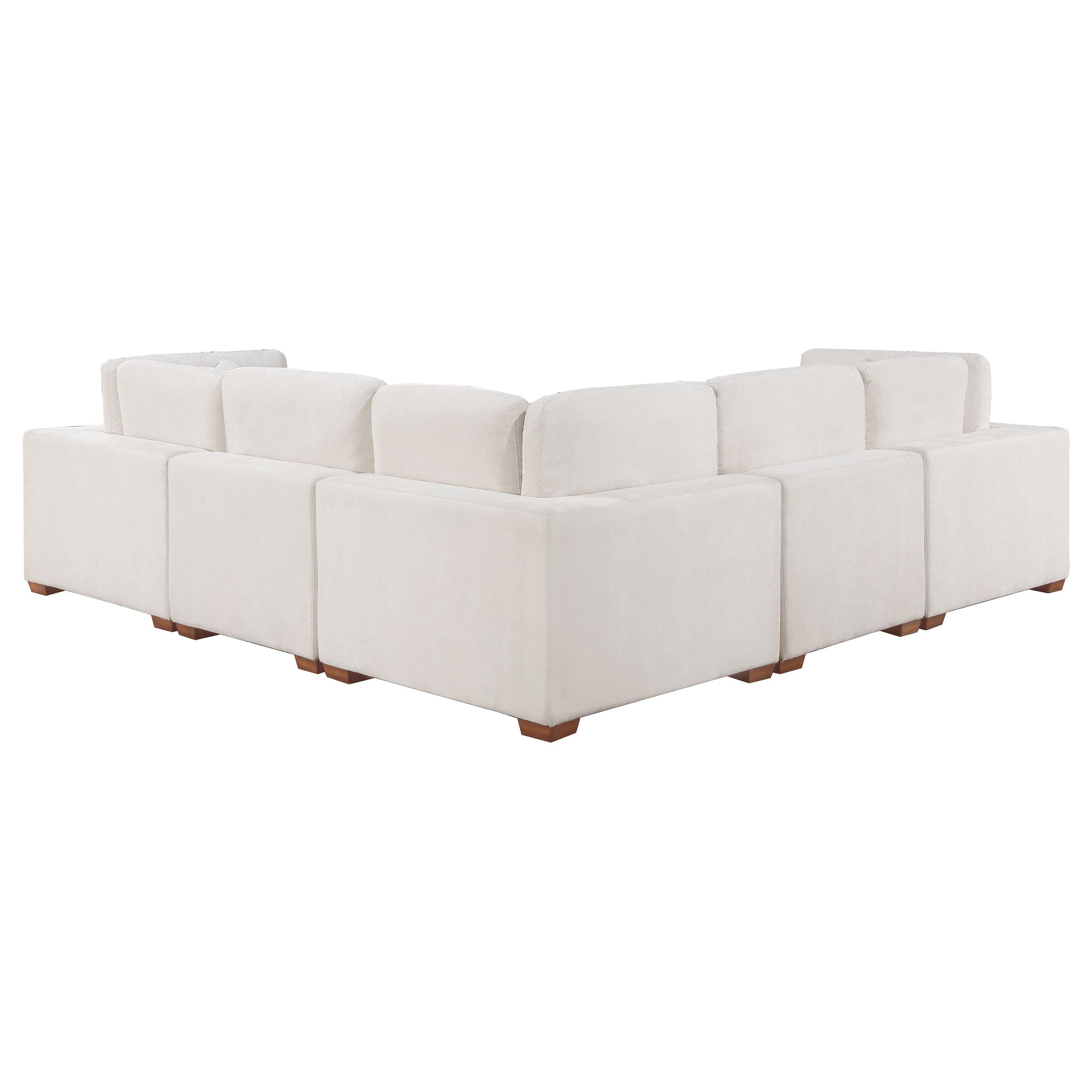 Lakeview Upholstered Modular Sectional Chocolate
