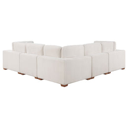 Lakeview Upholstered Modular Sectional Chocolate