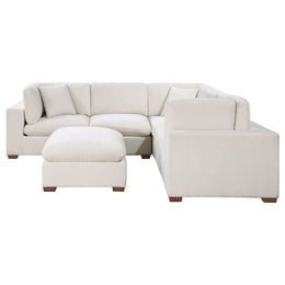 Lakeview Upholstered Modular Sectional Chocolate
