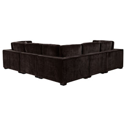 Lakeview Upholstered Modular Sectional Chocolate