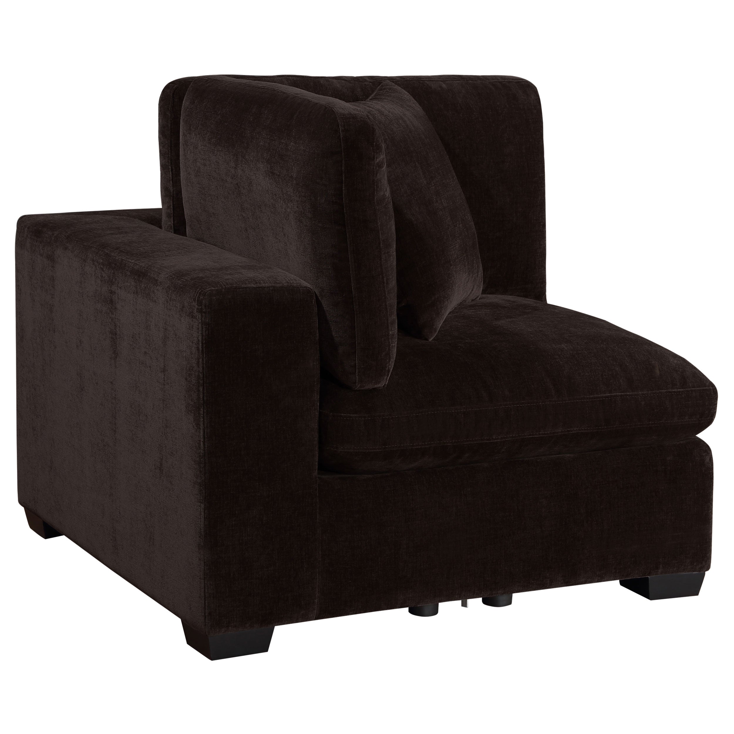 Lakeview Upholstered Modular Sectional Chocolate