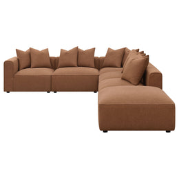 Jennifer Upholstered Modular Sectional Grey