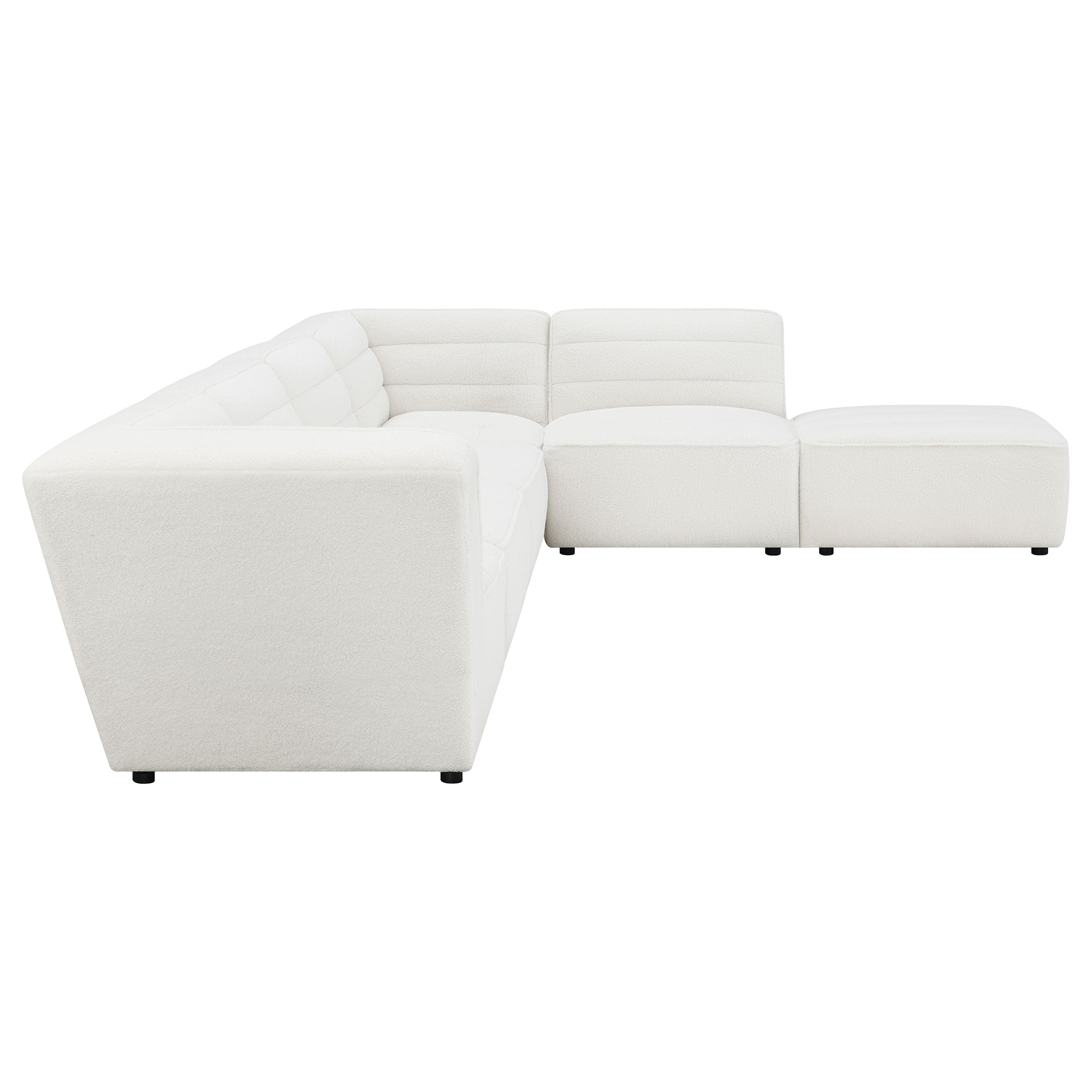 Sunny Upholstered Modular Sectional Sofa Charcoal