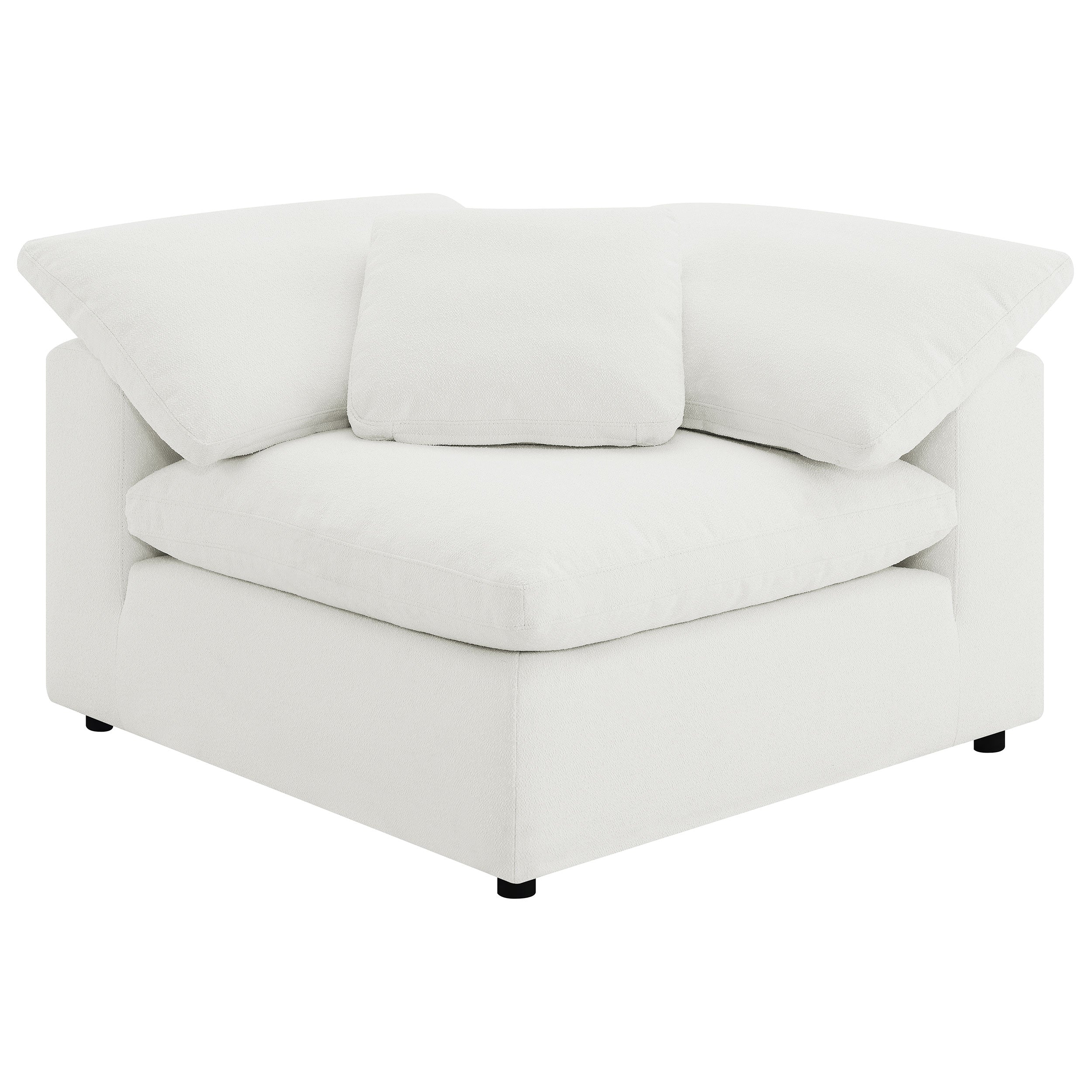 Raleigh Boucle Upholstered Modular Sectional Grey