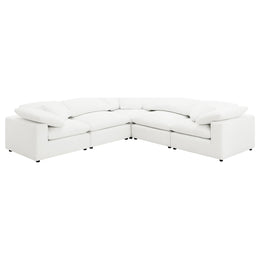 Raleigh Boucle Upholstered Modular Sectional Grey