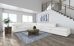 Raleigh Boucle Upholstered Modular Sectional Grey