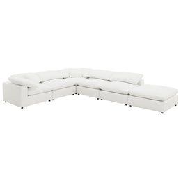 Raleigh Boucle Upholstered Modular Sectional Grey
