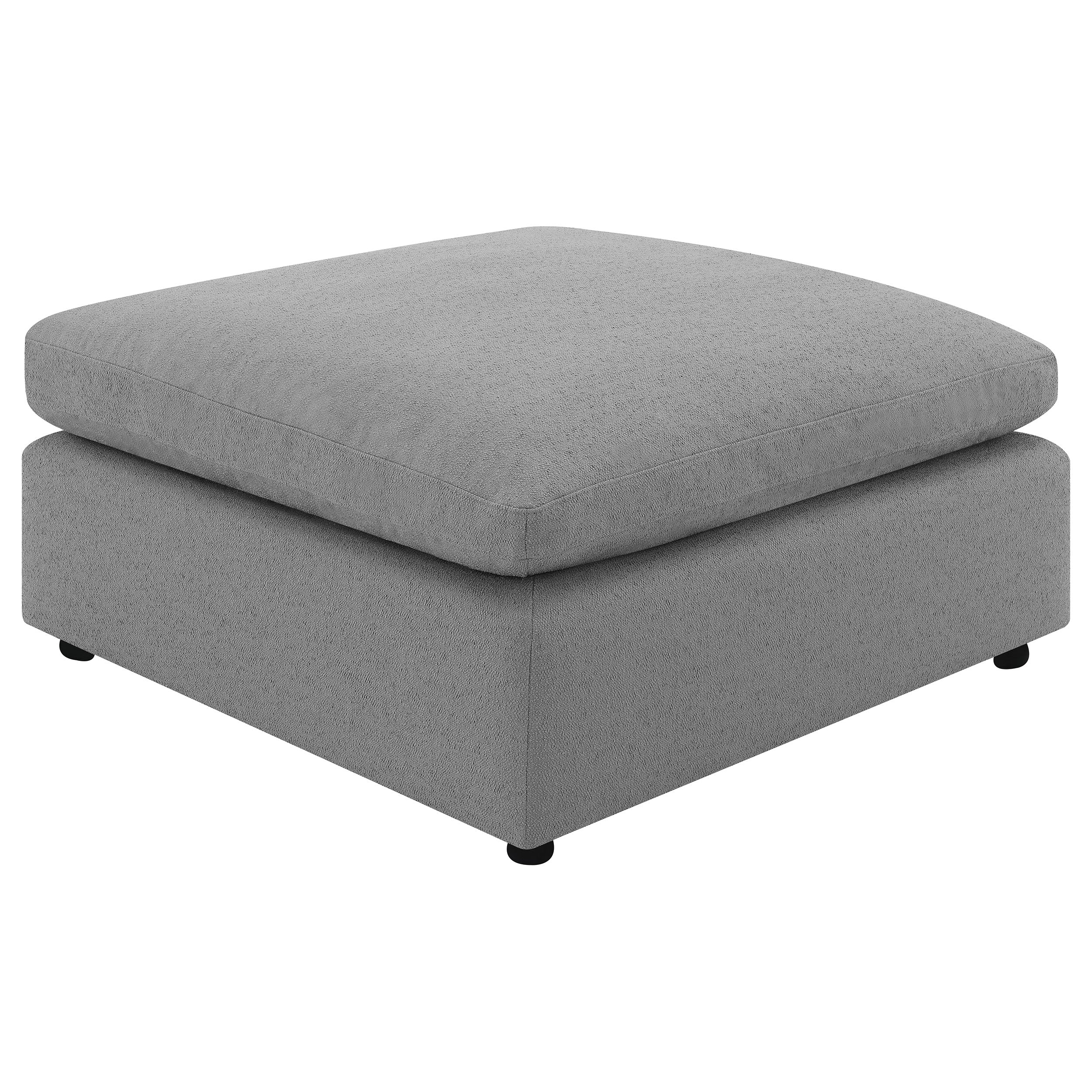 Raleigh Boucle Upholstered Modular Sectional Grey