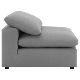 Raleigh Boucle Upholstered Armless Chair Ivory
