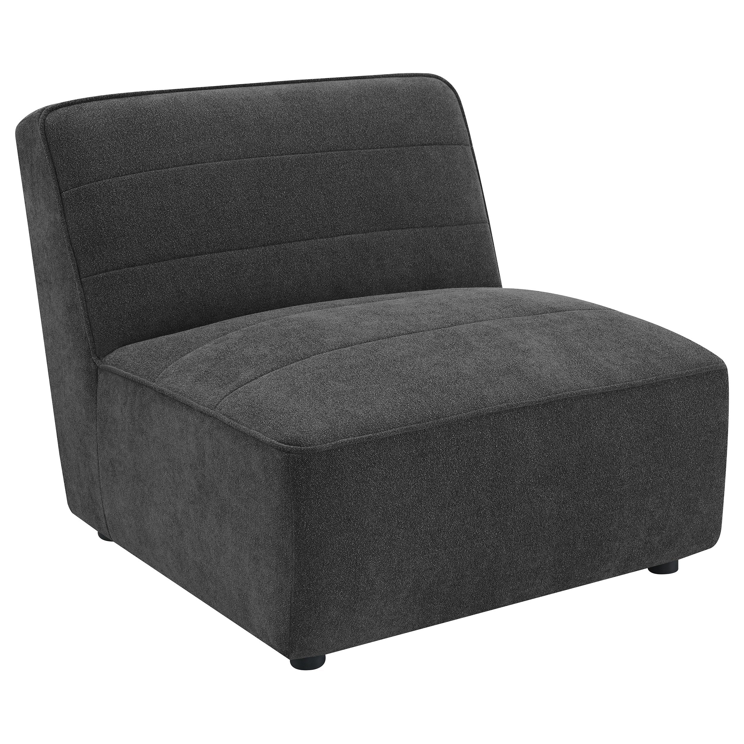 Sunny Upholstered Modular Sectional Sofa Charcoal