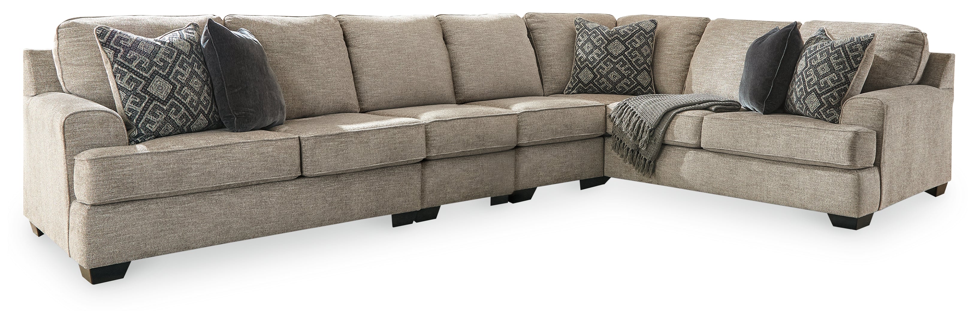 Bovarian Sectional with Ottoman