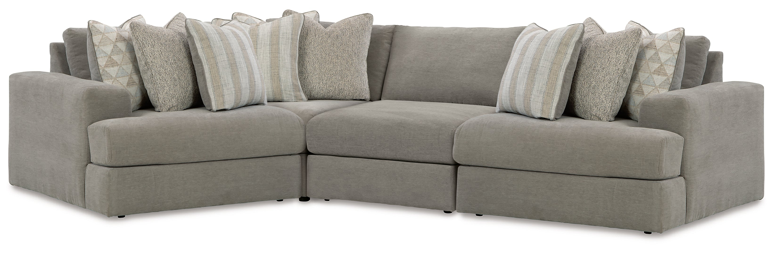Avaliyah 3-Piece Sectional with Ottoman