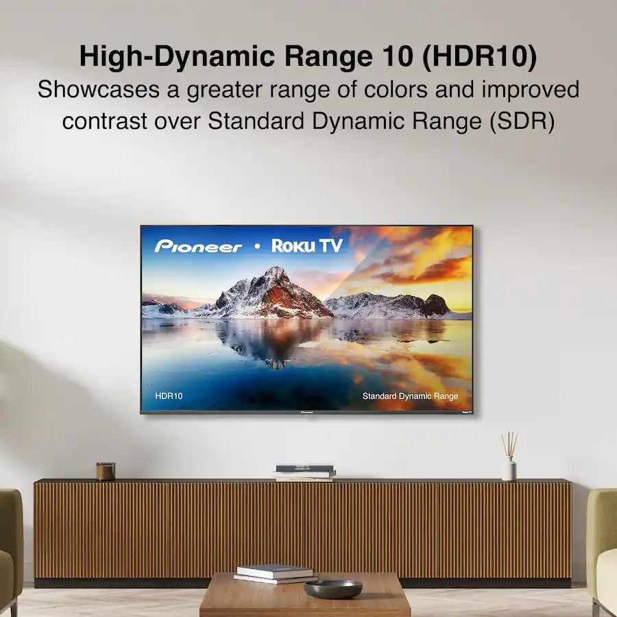 Pioneer - 55" Class LED 4K UHD Smart Roku TV