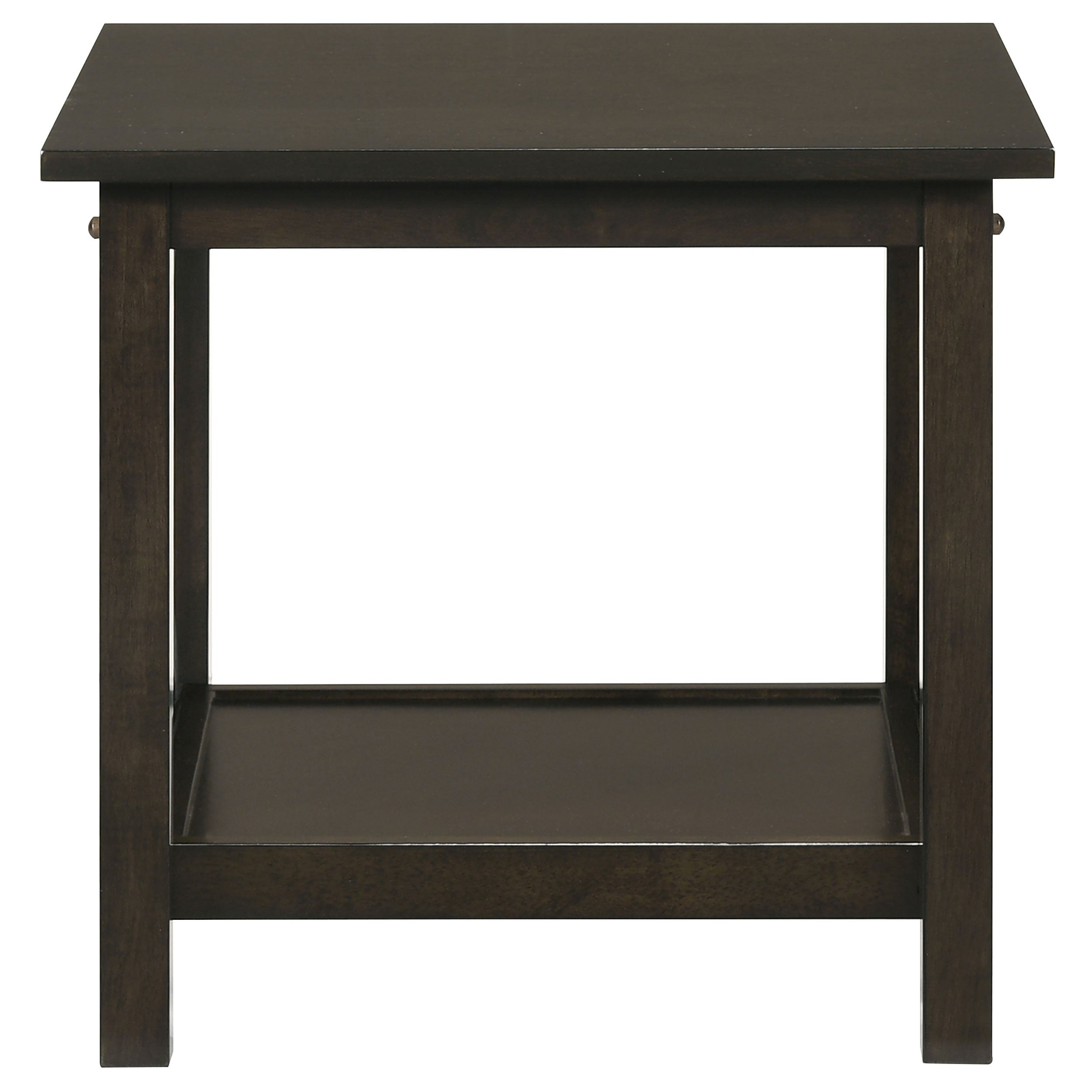 Rachelle Rectangular Coffee Table Set Deep Merlot