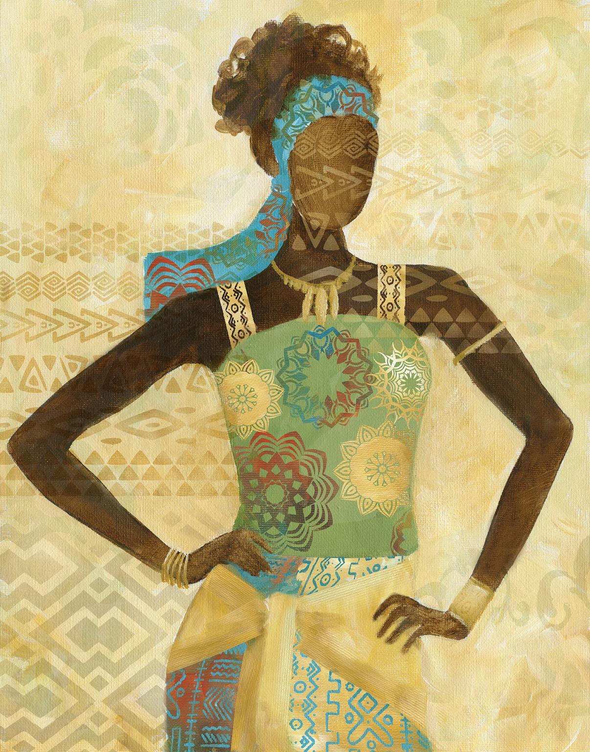 Tribal Vision I By Nan Giclee Canvas