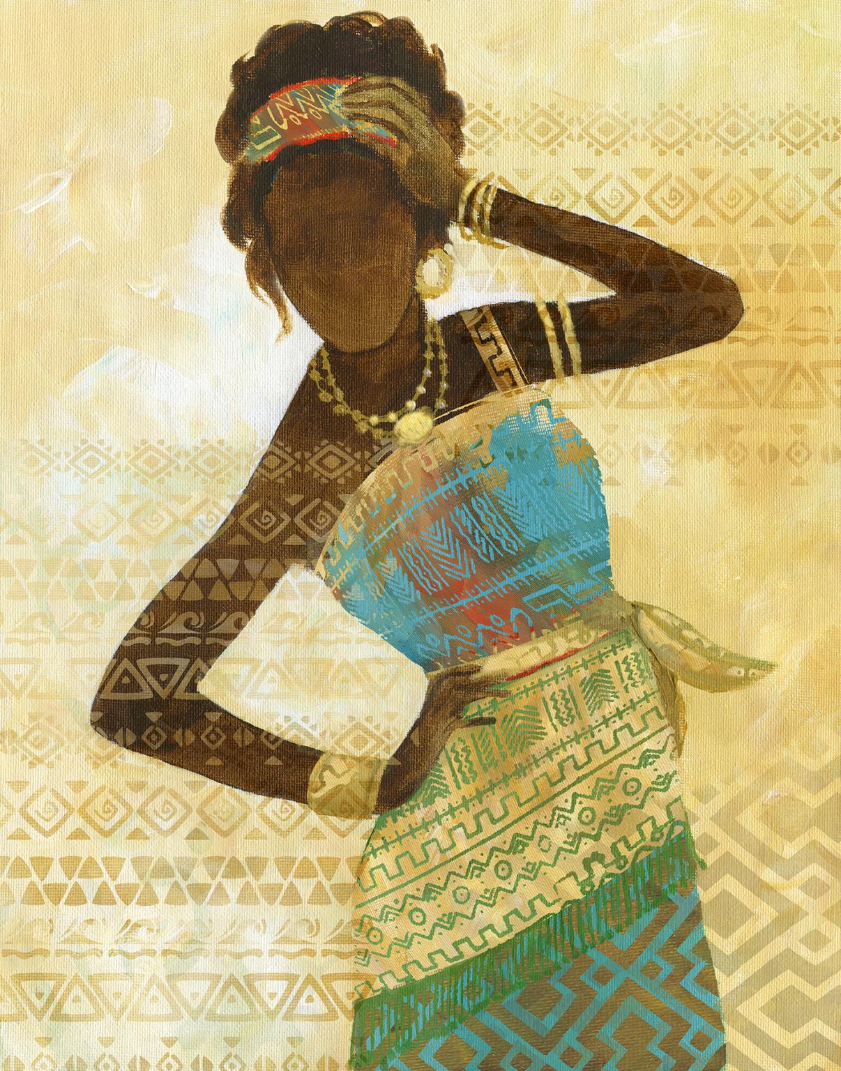 Tribal Vision Ii By Nan Giclee Canvas