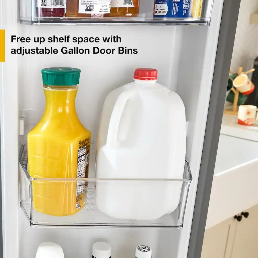 Whirlpool - 36 in. Wide 29 cu. ft. Family-Sized Capacity French Door Refrigerator with Flexible Temperature Drawer - Print Resist Blk Stnlss