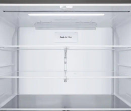 LG - 36-in Wide Standard-Depth MAX 28.6 Cu. Ft. 4-Door French Door Refrigerator Smart Refrigerator with Full Convert Drawer - PrintProof Stainless Steel Look